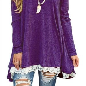 Wekili Large long Sleeve with Lace